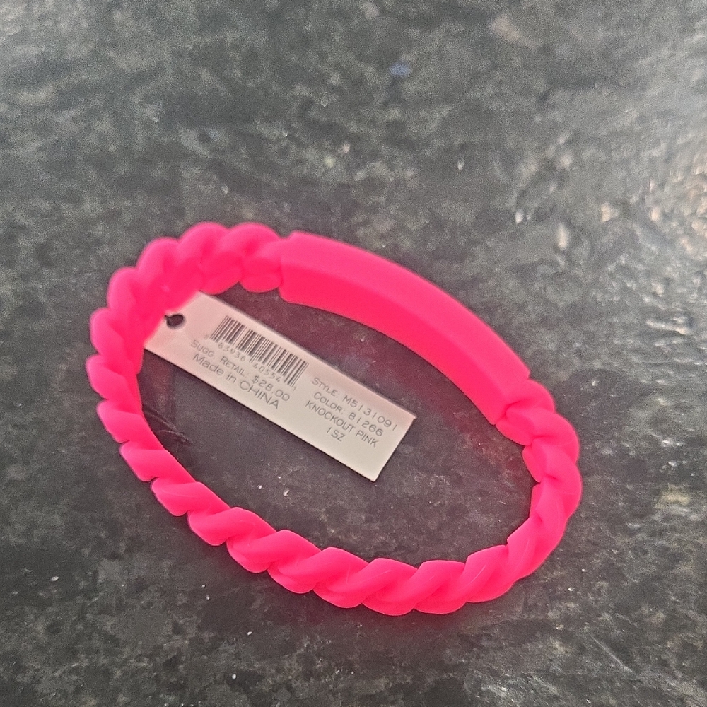 Marc By Marc Jacobs Pink Spiral Bracelet